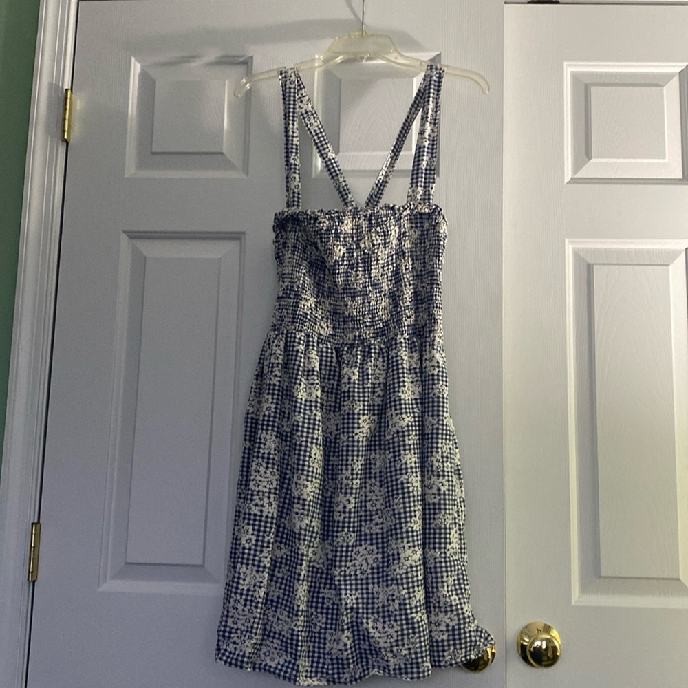 AE Smocked Crossback Mini Dress